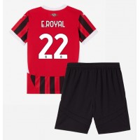 AC Milan Emerson Royal #22 Replica Home Minikit 2024-25 Short Sleeve (+ pants)